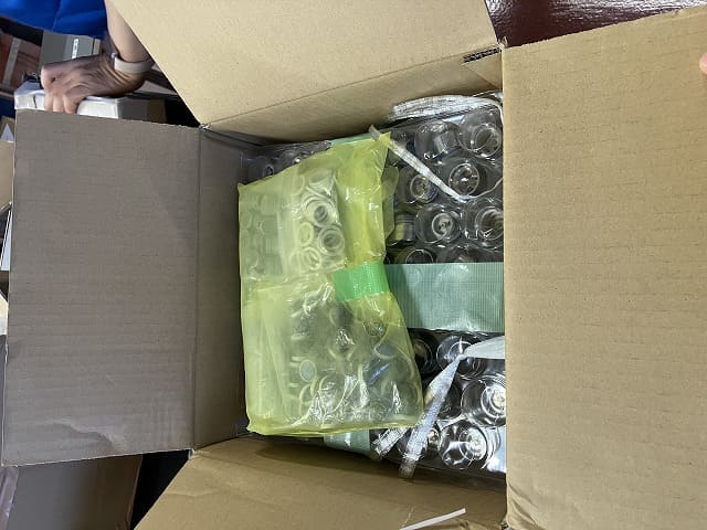 回収された節水装置